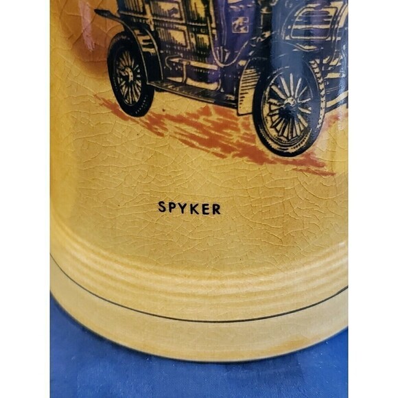WADE ENGLAND POTTERY VINTAGE BEER STEIN ANTIQUE AUTOMOBILE SET OF 2 ENGLAND - Picture 5 of 12